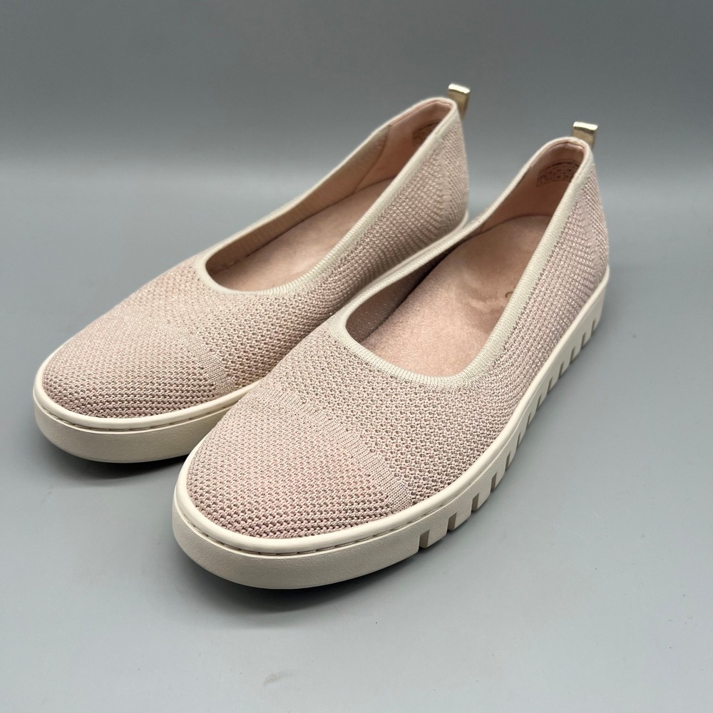 Vionic Uptown Skimmer Knit Women Size 9 Pink Orthotic Slip On‎ Loafers EUC